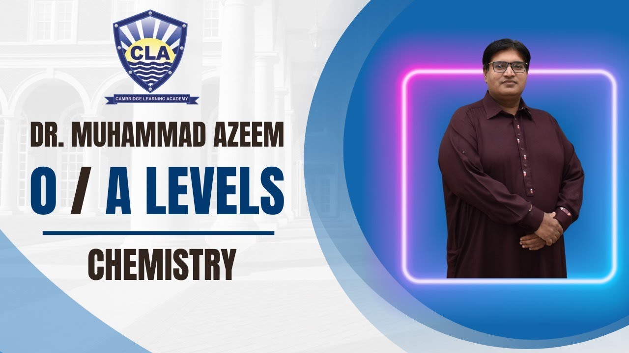 O Level - Chemistry - Session 2024 - Lecture#09(Urdu/Hindi)