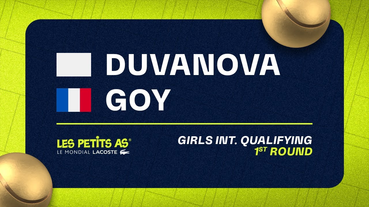 Les Petits As 2023 | Girls International Qualifications 1R | Ekaterina Duvanova vs. Elsa Goy