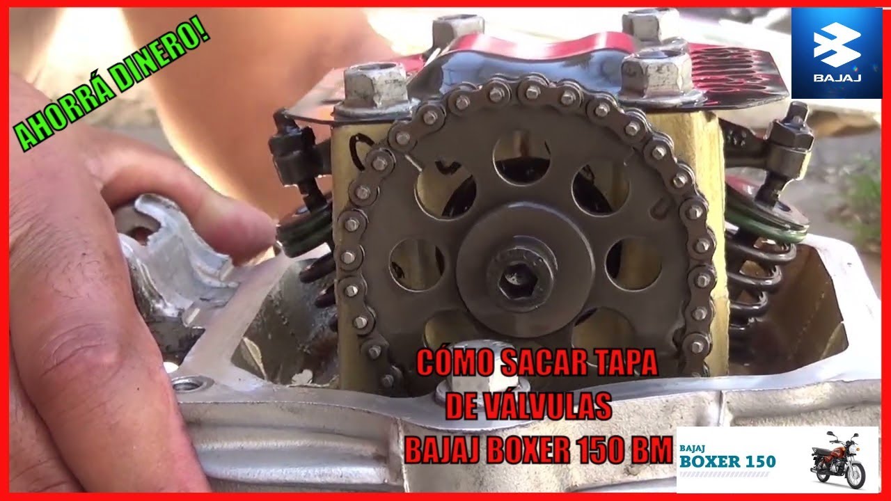 CÓMO SACAR TAPA DE VALVULAS BAJAJ BOXER 150 BM