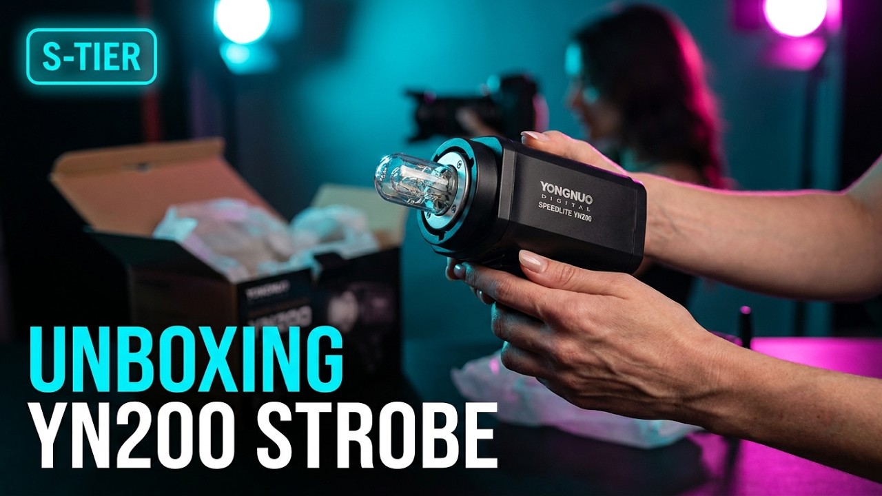 Yongnuo YN200 Speedlite Kit Unboxing