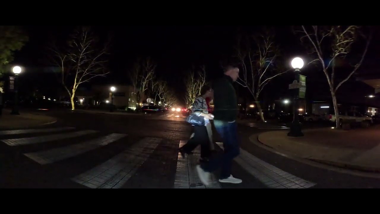 GoPro Hero 13 black with anamorphic lens - downtown Lodi, California