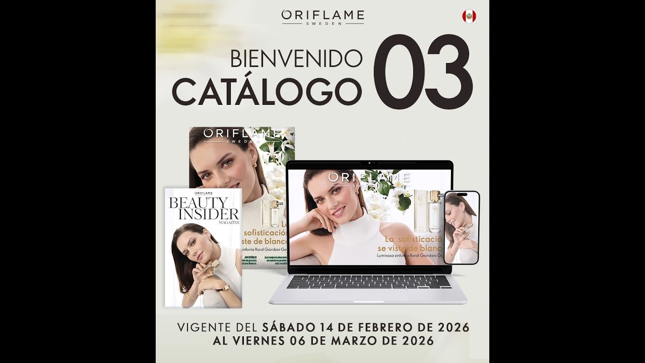 Lanzamiento de Catálogo 3 Oriflame - Equipo HAZLO