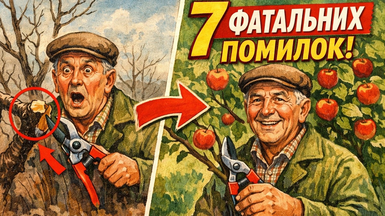 НЕ РІЖТЕ, ПОКИ НЕ ПОДИВИТЕСЬ! 7 Фатальних Помилок при Обрізці Дерев у Березні