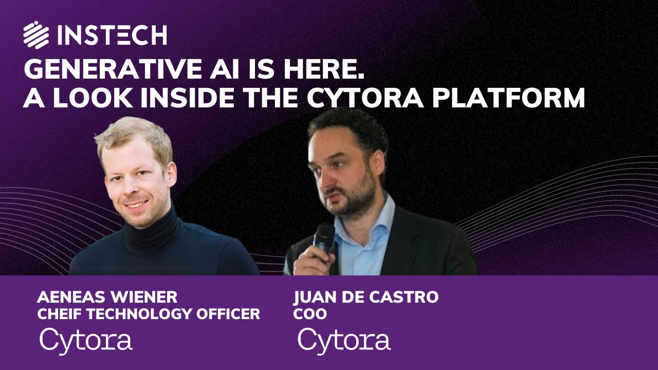 Generative AI is here. A look inside the Cytora Platform  The Future of Underwriting