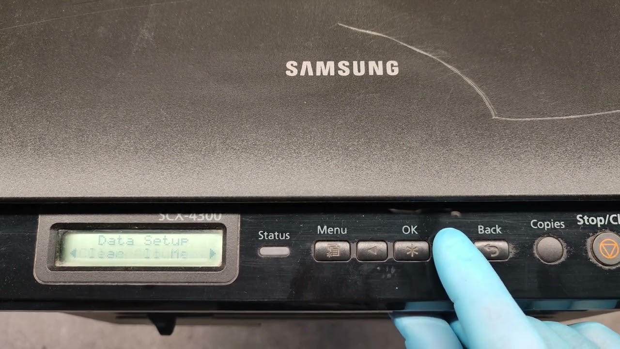 HOW TO RESET TONER COUNTER ON SAMSUNG SCX-4300. HOW TO FIX TONER EMPTY ERROR