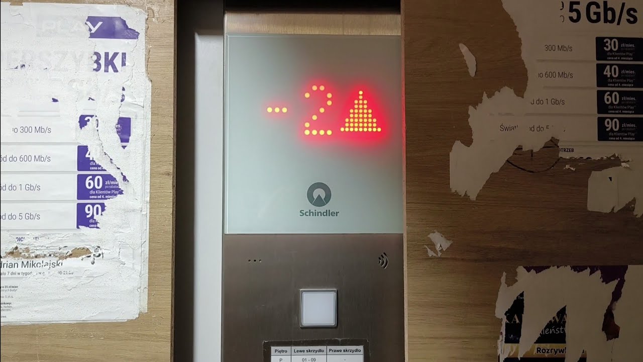 2x Winda Schindler z 2024 roku w dykcie z różnymi rozmiarami kabin! Jana Pawła II 20, Gdańsk