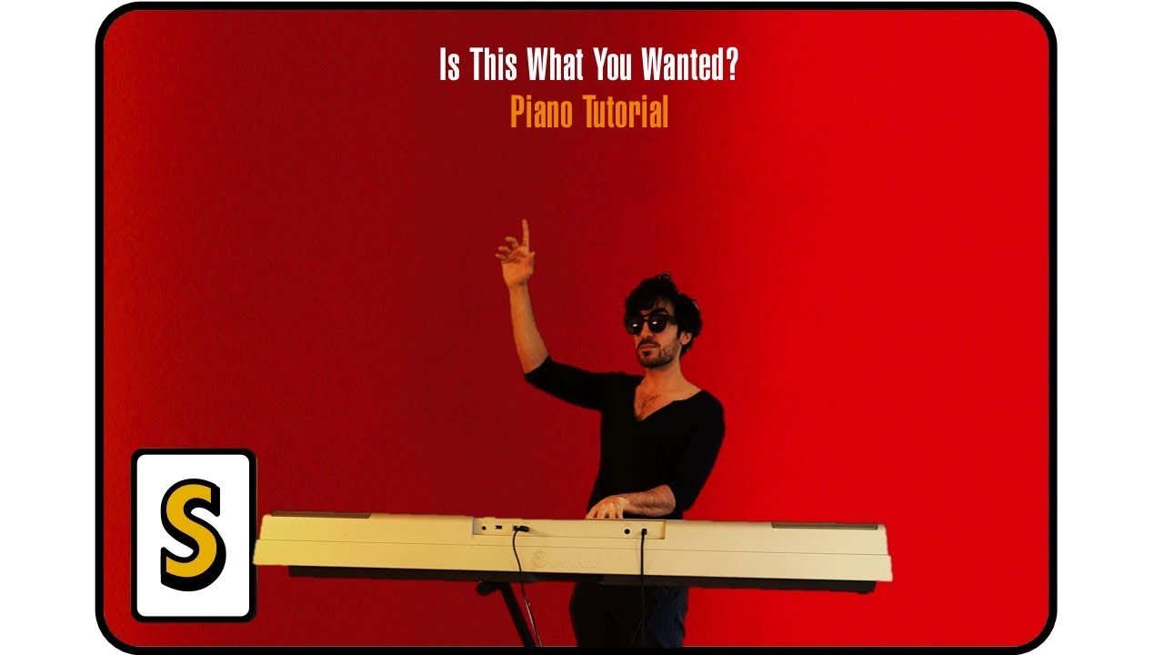 The Last Shadow Puppets - Is This What You Wanted Piano Tutorial