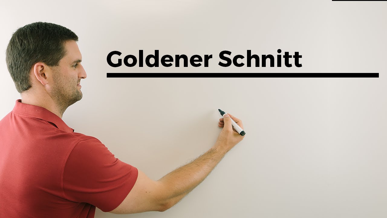 Goldener Schnitt, Ist euer Bauchnabel im goldenen Schnitt;)? Mathe by Daniel Jung