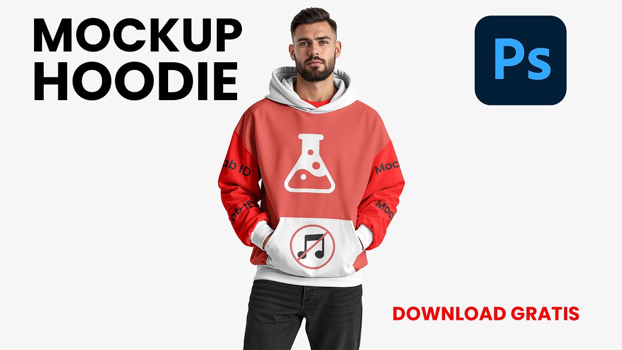 Mockup Hoodie Gratis photoshop