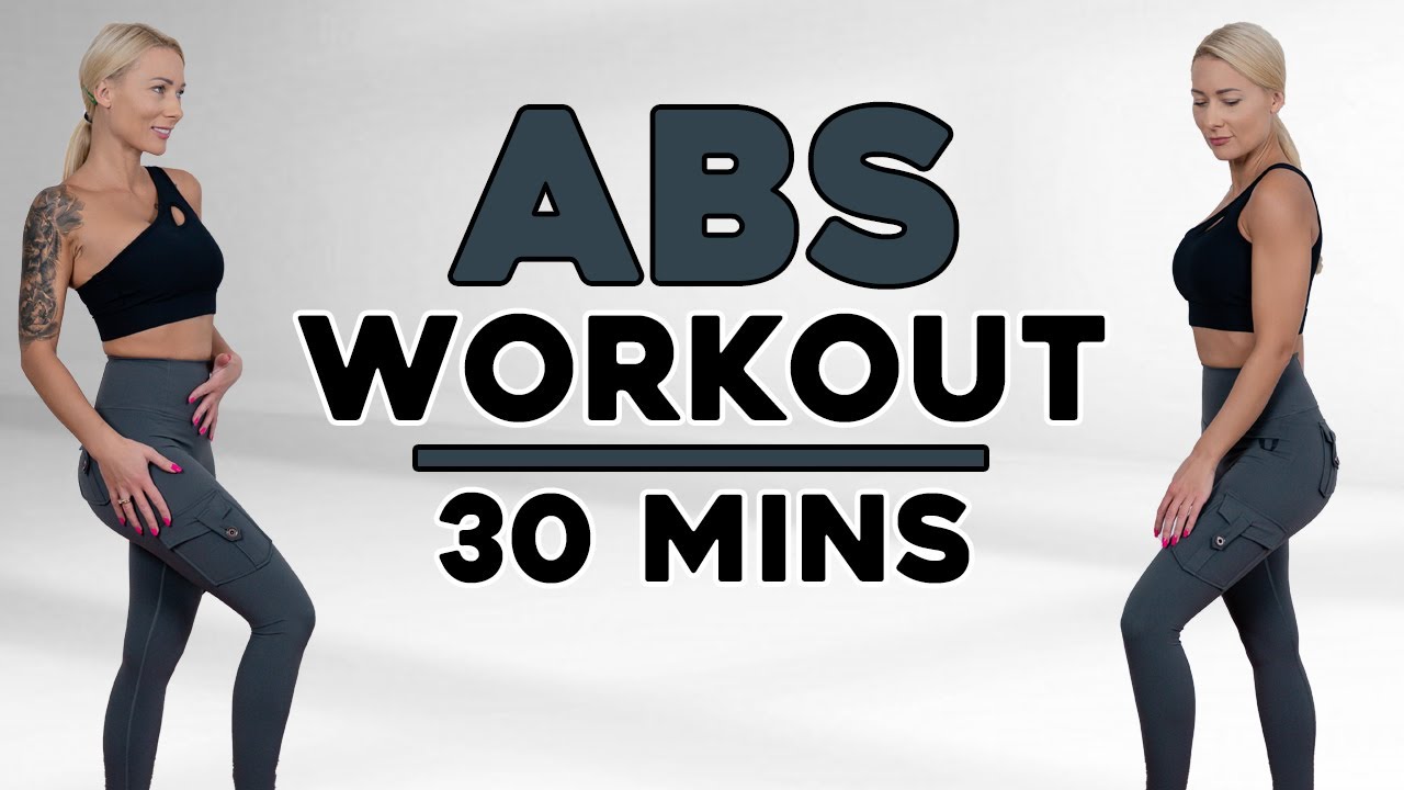 🔥30 Min SMALL WAIST + Abs Workout 🔥  - No Jumping🔥 Calorie Burn, No Repeat, Warm Up + Cool Down🔥