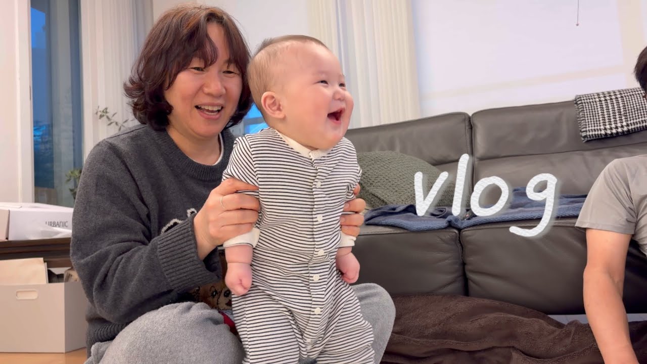 [오늘 하루 안단테] 7개월 아기 l 아기랑 전시회, 군대체험, 엄마의 휴가, 인간청소기, 마냥 좋은데 어떡해 🤪 l 육아브이로그