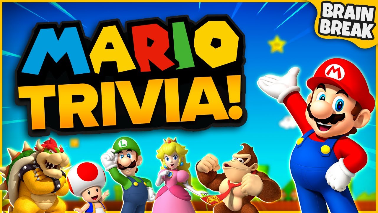 Mario Quiz For Kids | Brain Break | Mario Workout | Just Dance | GoNoodle