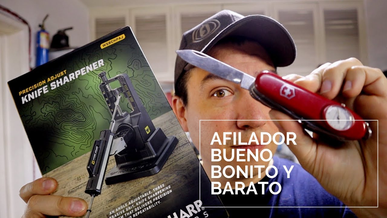 ✅  Afilador de cuchillos Bueno Bonito y Barato  Afilador de PRECISIÓN  WORK SHARP ✅