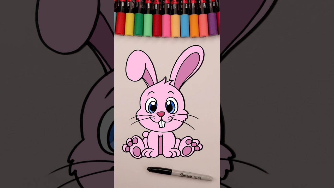 How To Draw Easter Bunny