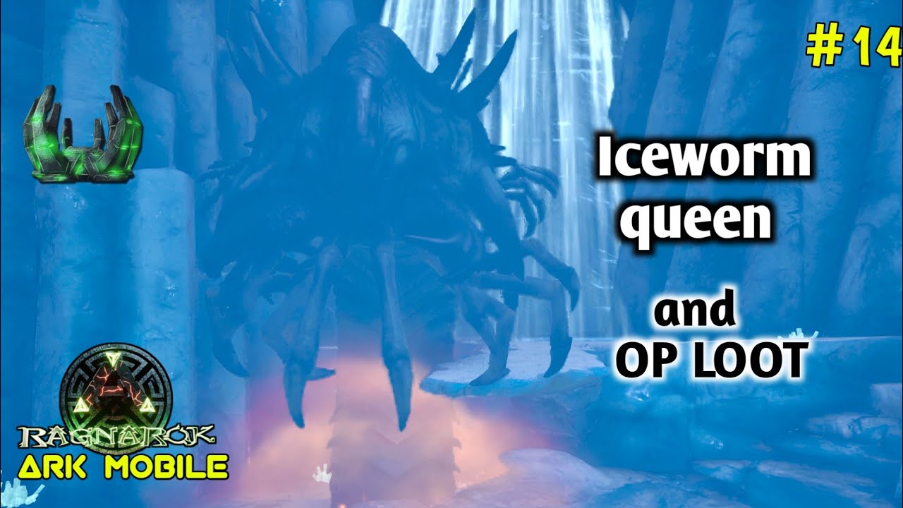 Ark mobile Ragnarok: Icequeen and ice dungeon is Easy! Easiest way to solo Icequeen and ice dungeon