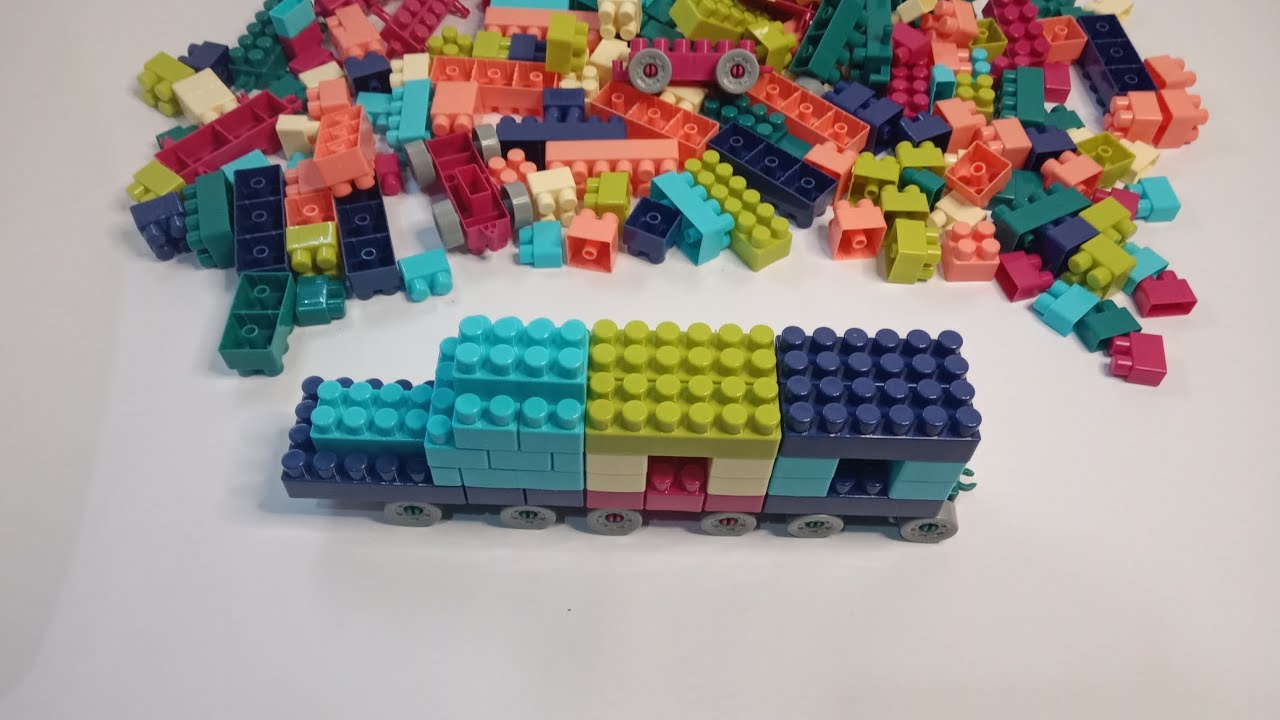 Building blocks || Satisfying DIY Lego Train ASMR/building blocks game/Asmr lego #asmr #lego