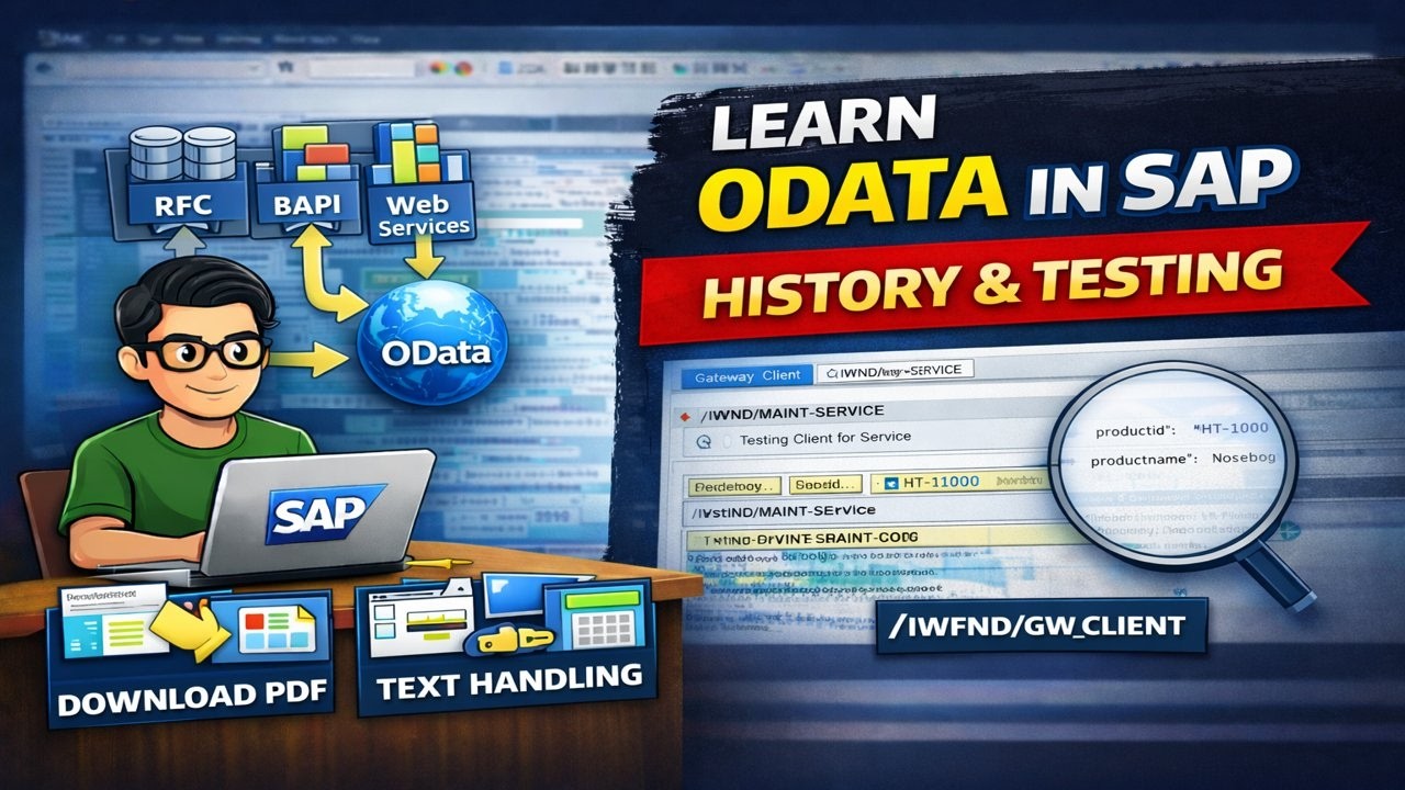 OData in SAP Explained | History + Testing Services Step-by-Step - V39