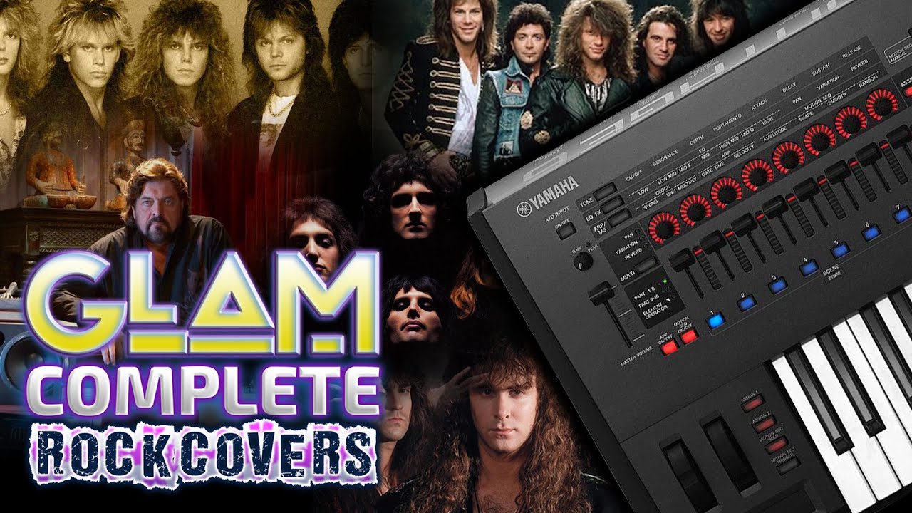 Yamaha Montage-Modx - GLAM COMPLETE ROCK COVERS