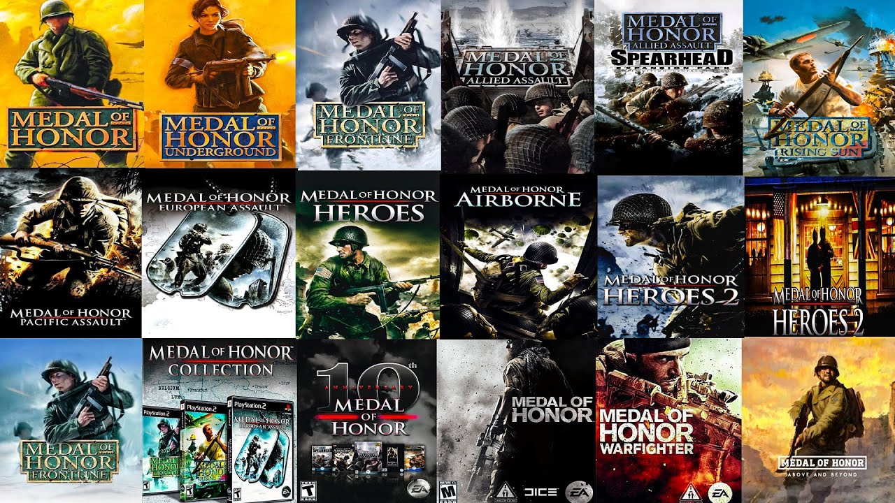 Эволюция игр MEDAL OF HONOR (1999–2020)