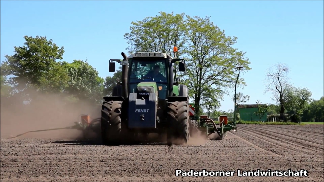 GoPro| Fendt Vario 820 mit Amazone ED 602-K Maisdrille am Mais legen| Paderborner Landwirtschaft