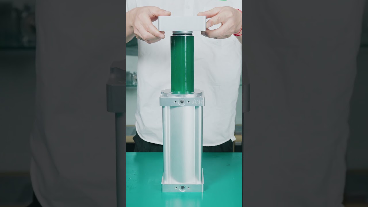 How to assemble the cylinder for CNC machine tool tool change.
