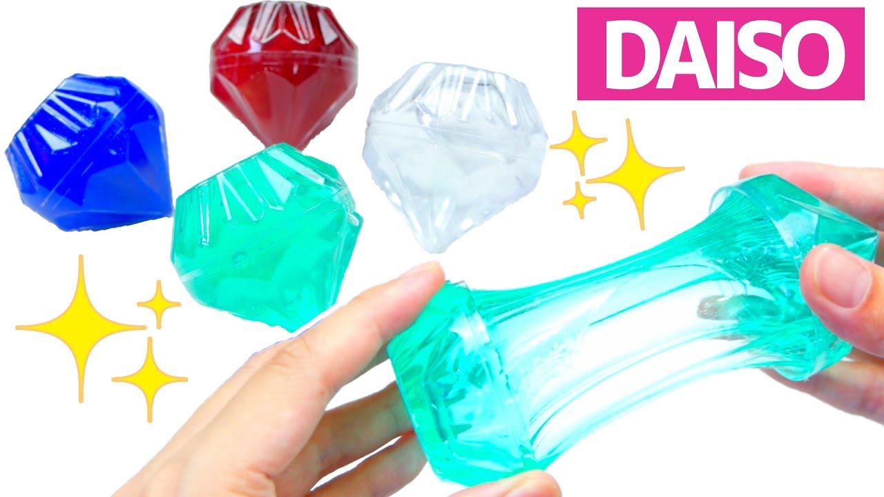 【ASMR】DAISO NEW Jewelry Slime ダイソー新作スライム ジュエリーラメジェル【音フェチ】
