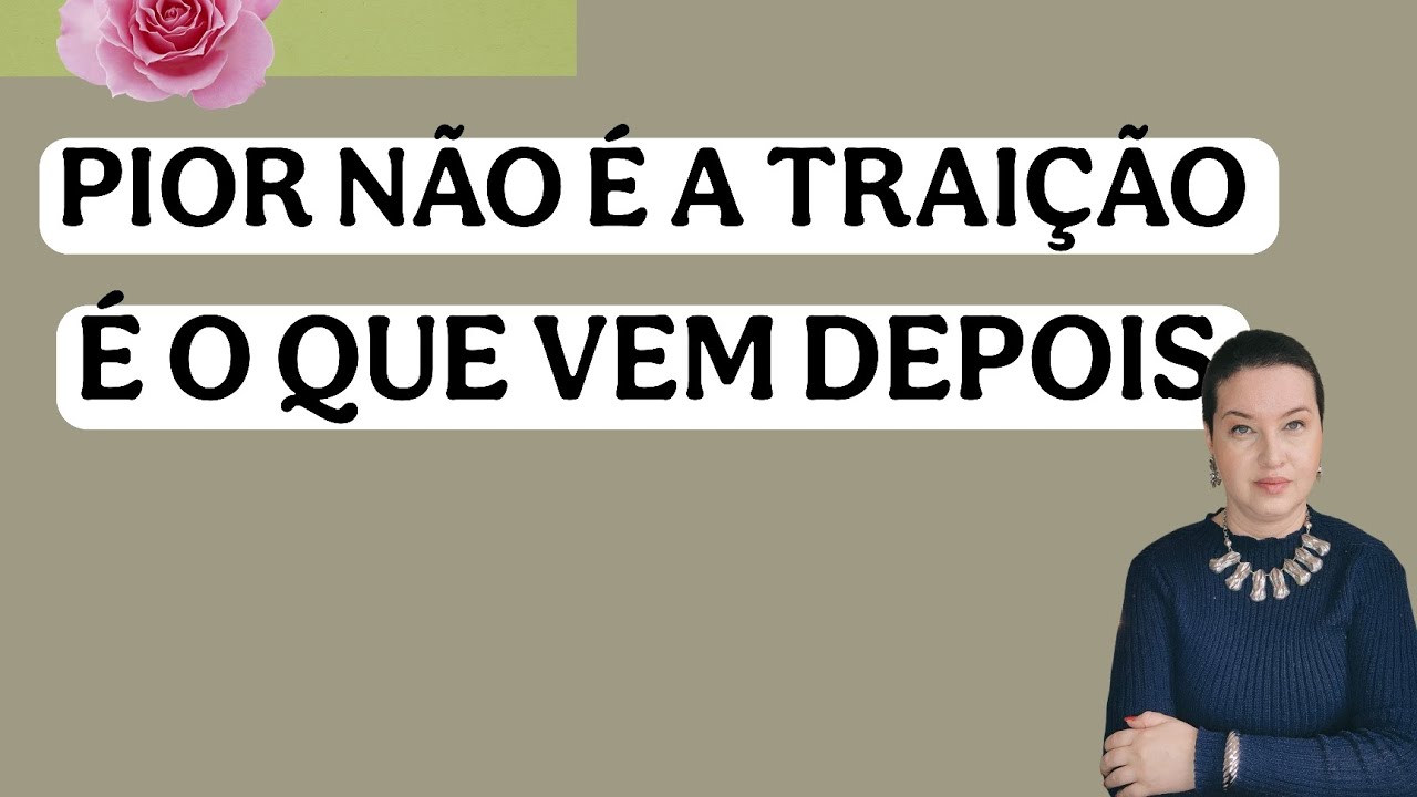 PIOR NÃO É A TRAIÇÃO, MAS SIM O QUE VEM DEPOIS - @jaquelinepintopsicologa 