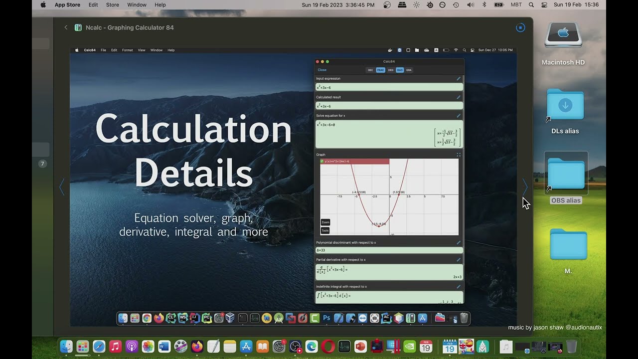[MAC OS] Ncalc Graphing Calculator 84 - Mac App Store - Basic Overview