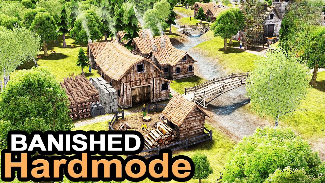 Banished HARDMODE Full Playthrough - Medieval Citybuilder Survival Lets Play