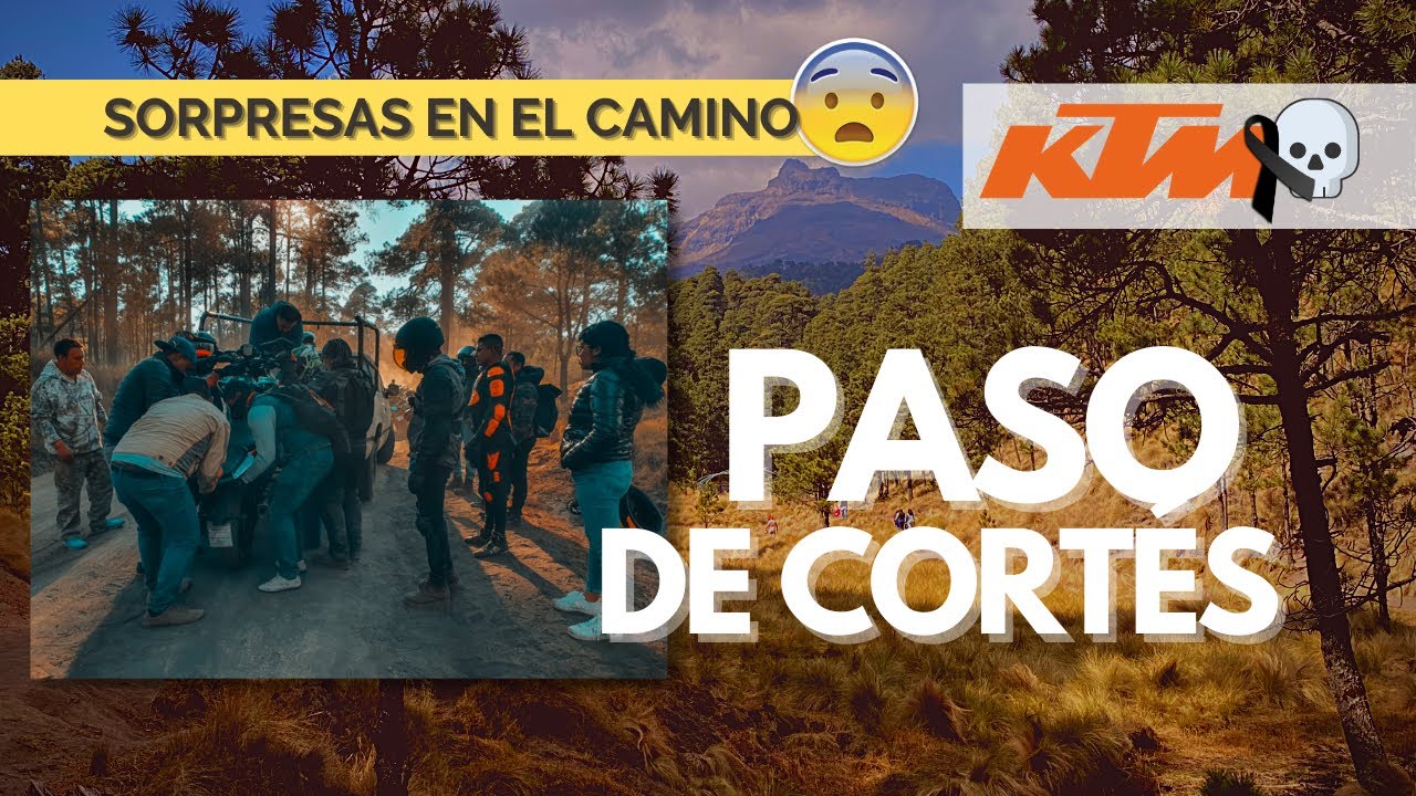 🏍️RODANDO entre Volcanes + OffRoad 🤯 ¡ASÍ NOS FUE en Paso de Cortés! 💀RIP KTM 💀