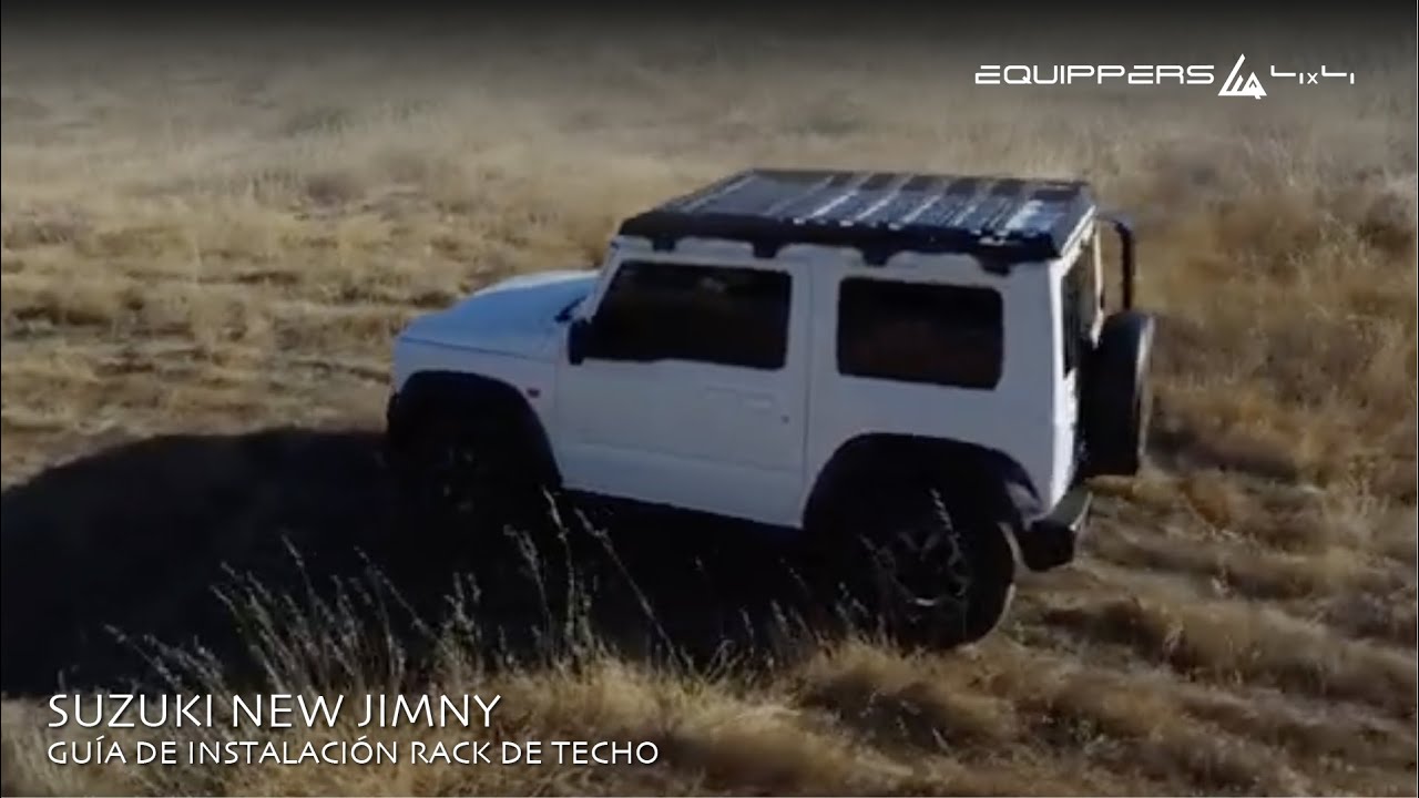 SUZUKI NEW JIMNY, guía de instalación rack de techo
