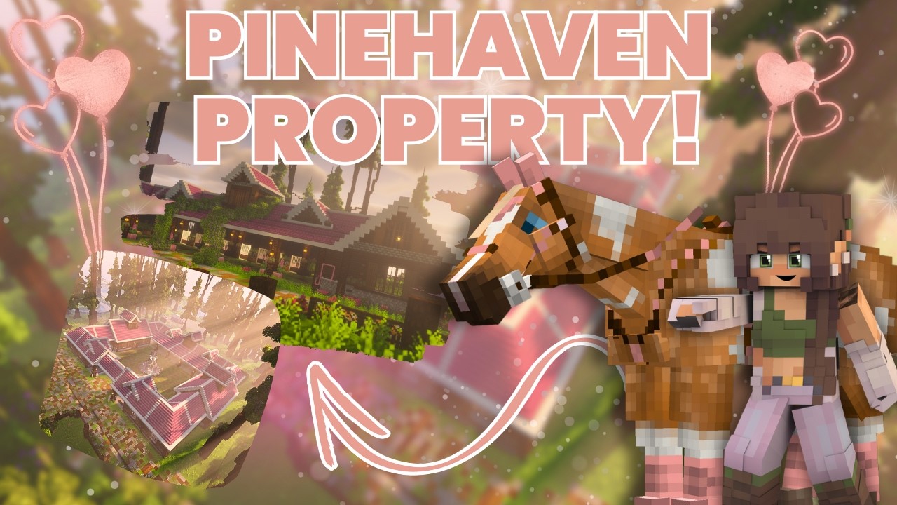 TOURING THE PINEHAVEN PROPERTY | Minecraft Barn Tour + Download