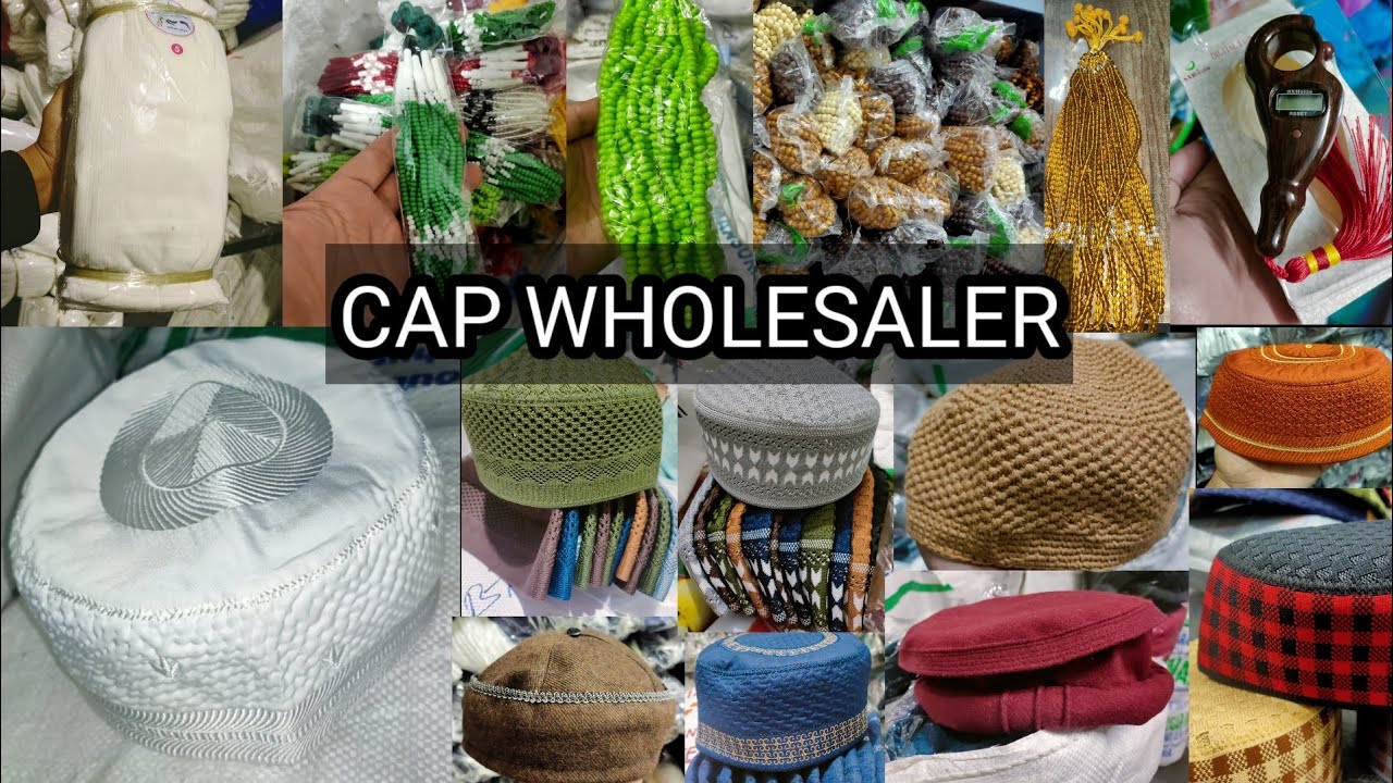 Topi Wholesale Islamic cap Cap Wholsaler market Deoband   Janamaz Tasbih Romal Miswak In Wholesale