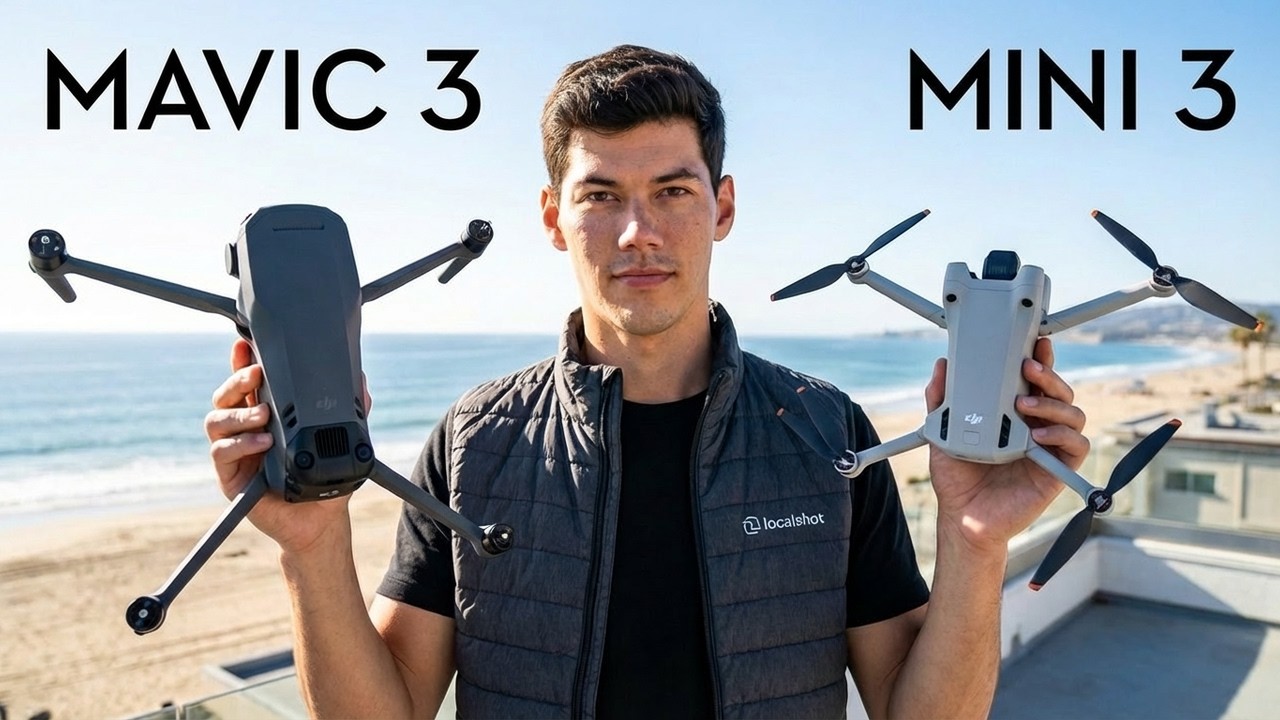 DJI Mavic 3 vs Mini 3 — Can you spot the difference between a $2000 vs $300 Drone?