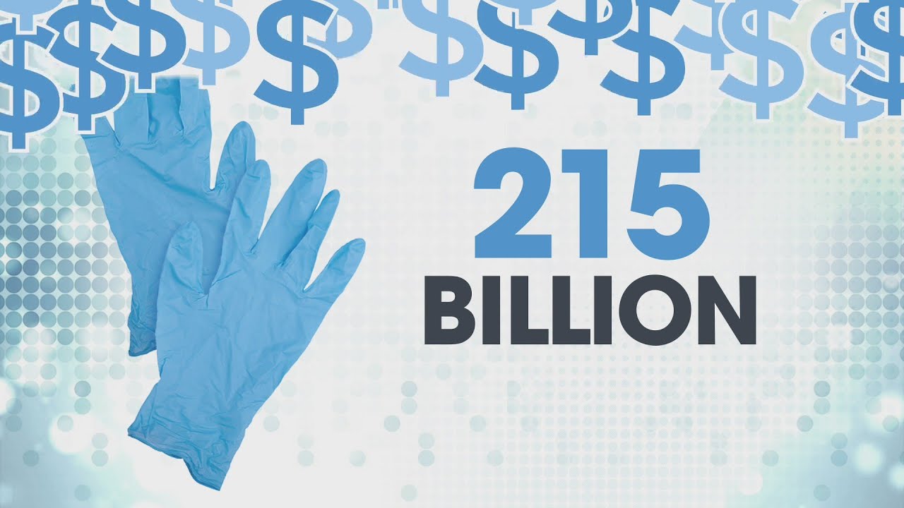 Health Care Providers Report Shortfall Of 215 Billion Gloves