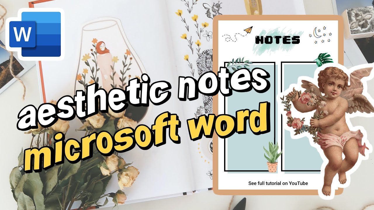 How to Make Aesthetic Notes on Microsoft Word [TEMPLATE]