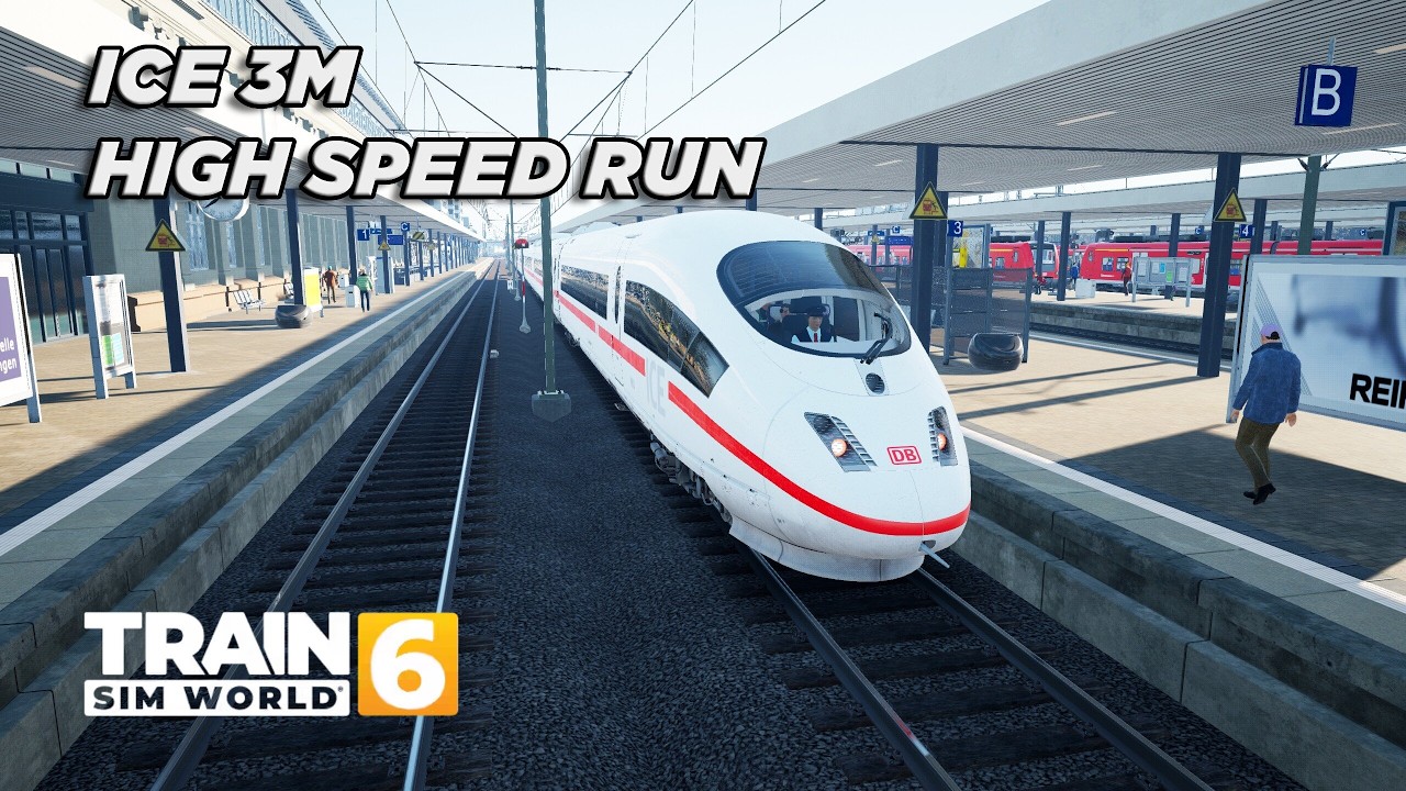 Realistic ICE 3M High-Speed Drive | Mannheim → Kaiserslautern | Train Sim World 6