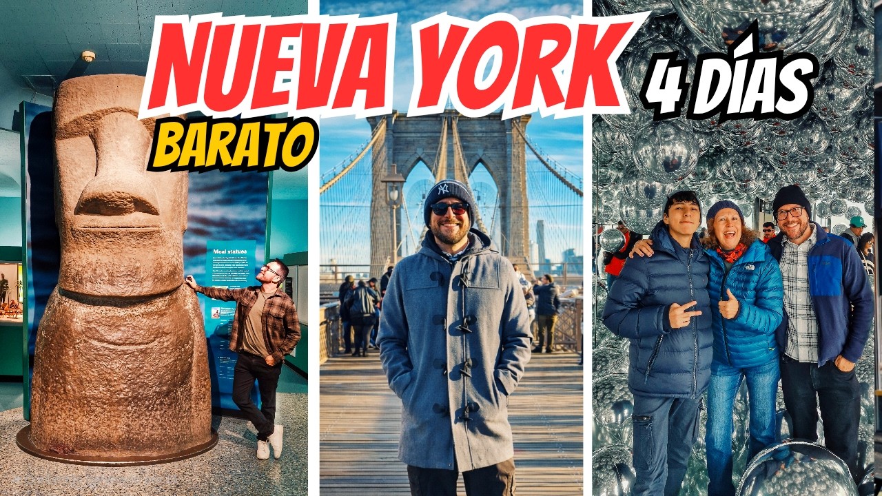 🇺🇲  RUTA COMPLETA NUEVA YORK BARATO  😱🔥 Guía completa | Qué hacer | Dónde Hospedarse | Qué comer