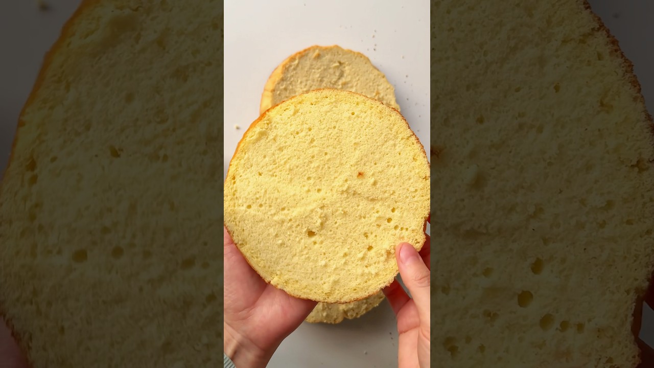 БИСКВИТ без глютена из 3х ингредиентов. Рецепт на моем канале. #asmr #glutenfree #celiac