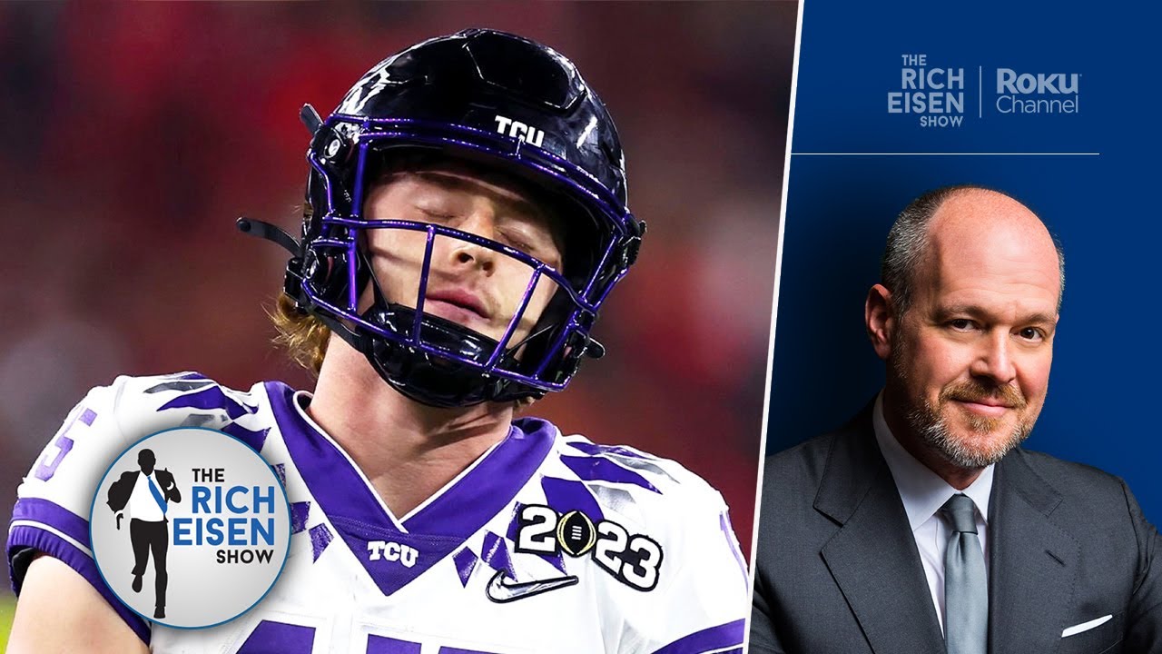 Michigan Fan Rich Eisen Reacts to TCU Getting Boat Raced by Georgia in the CFP Title Game