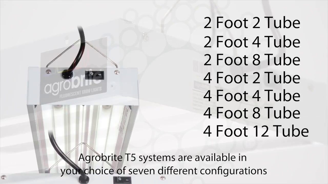 Agrobrite T5 Fixture with Lamps
