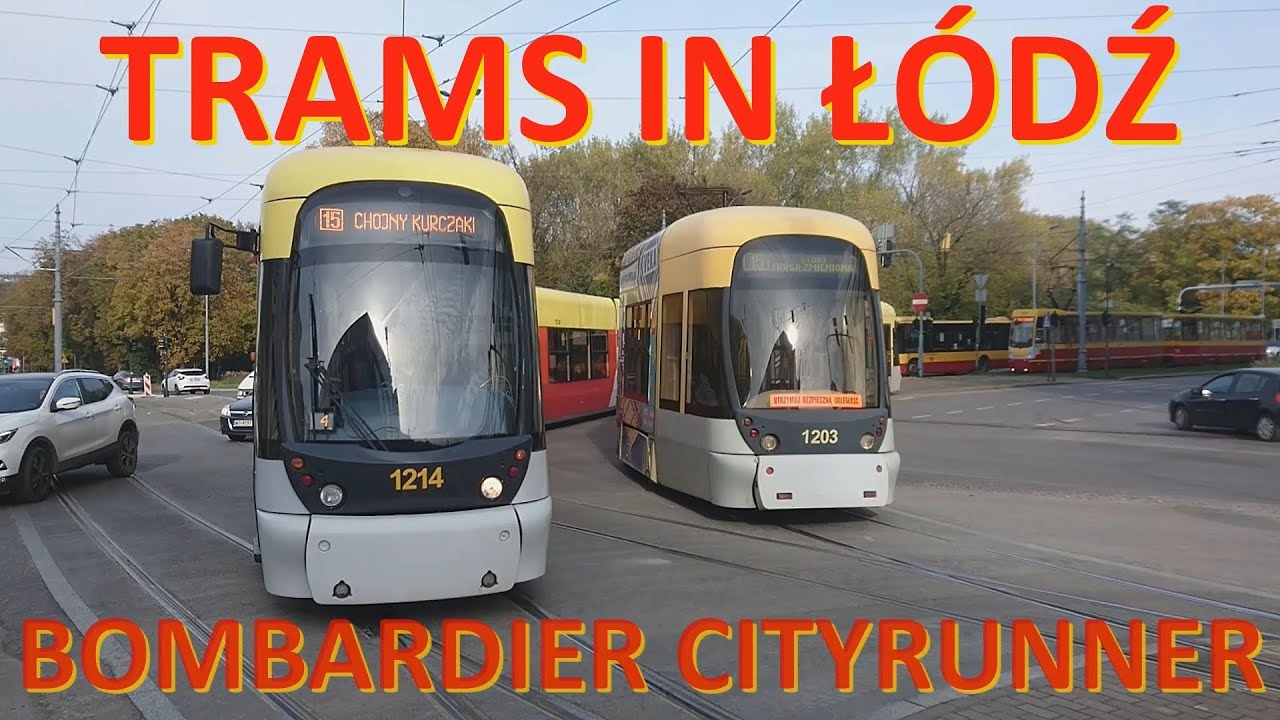 Tramwaje w Łodzi Cityrunner Bombardier. /TRAMS IN ŁÓDŹ Bombardier Cityrunner