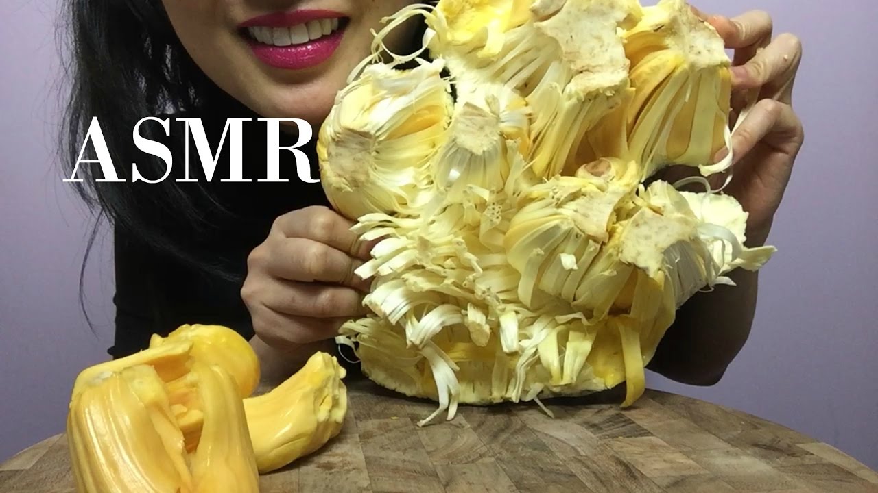 ASMR JACK FRUIT Q&A (WHISPER + EATING SOUND)  | SAS-ASMR