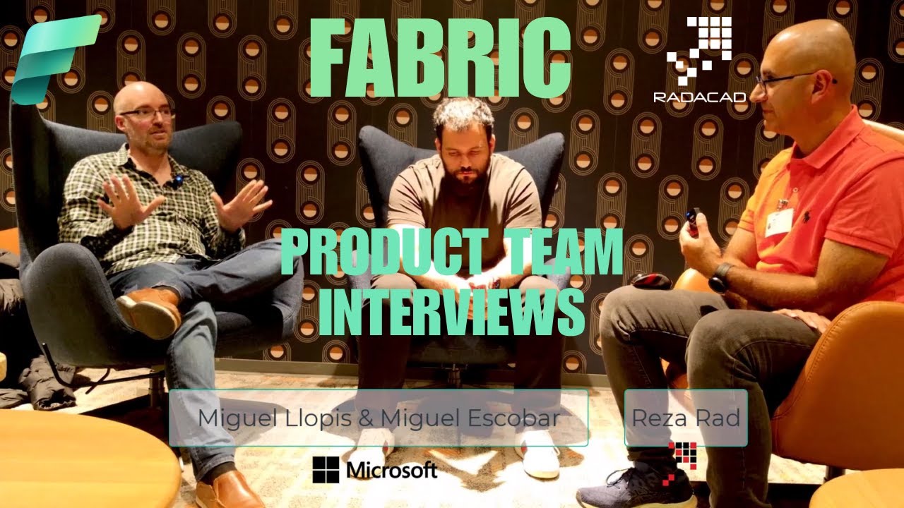 Reza Interview with the Microsoft Fabric Team   Miguel Llopis and Miguel Escobar
