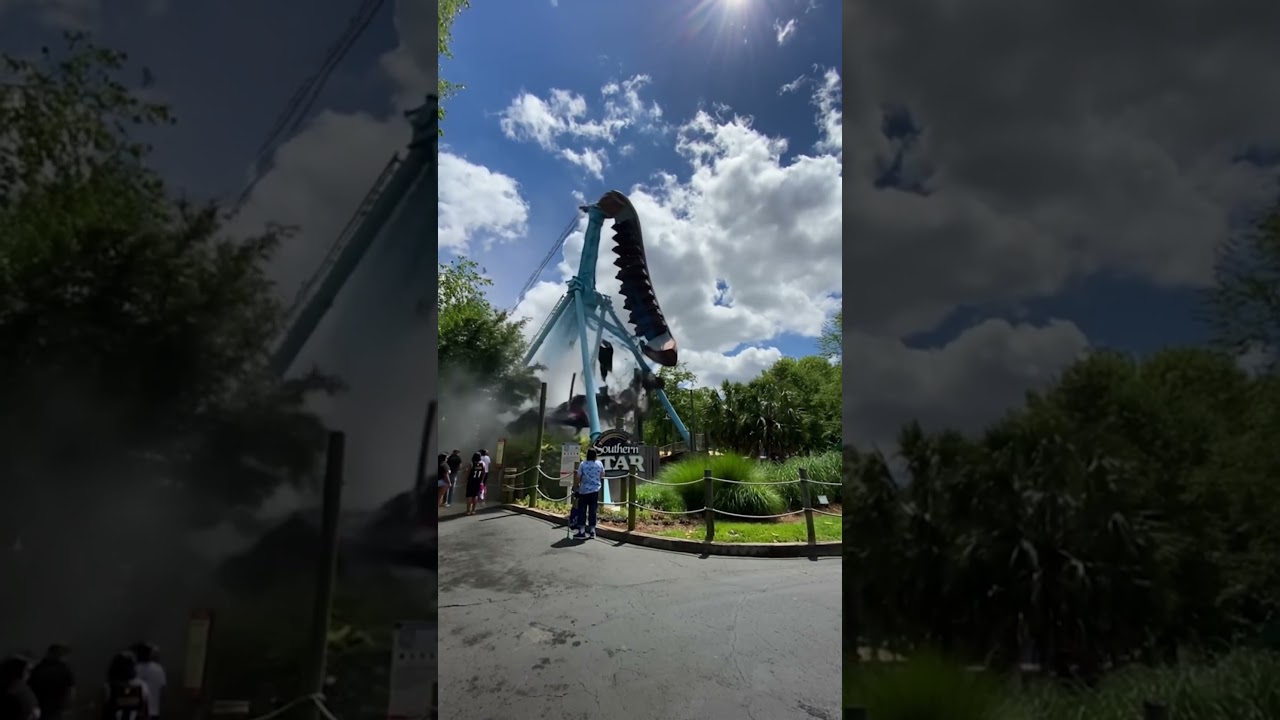 Theme Park Ship Ride Malfunctions and Crashes