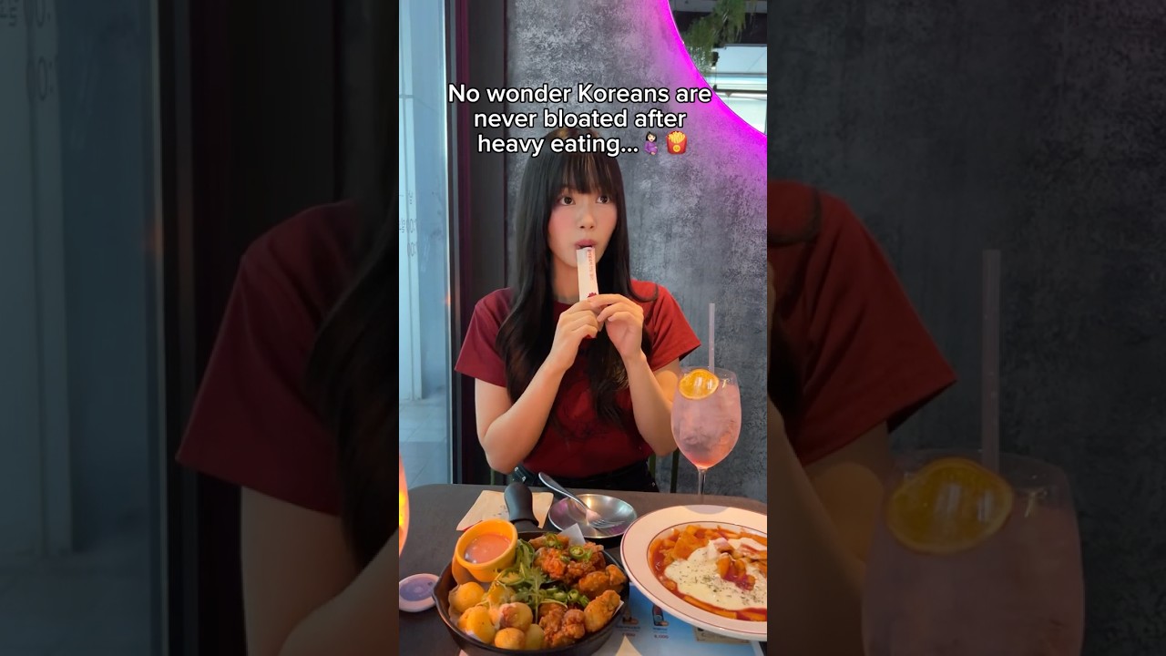 Korean&rsquo;s secret to diet 😳 #diet