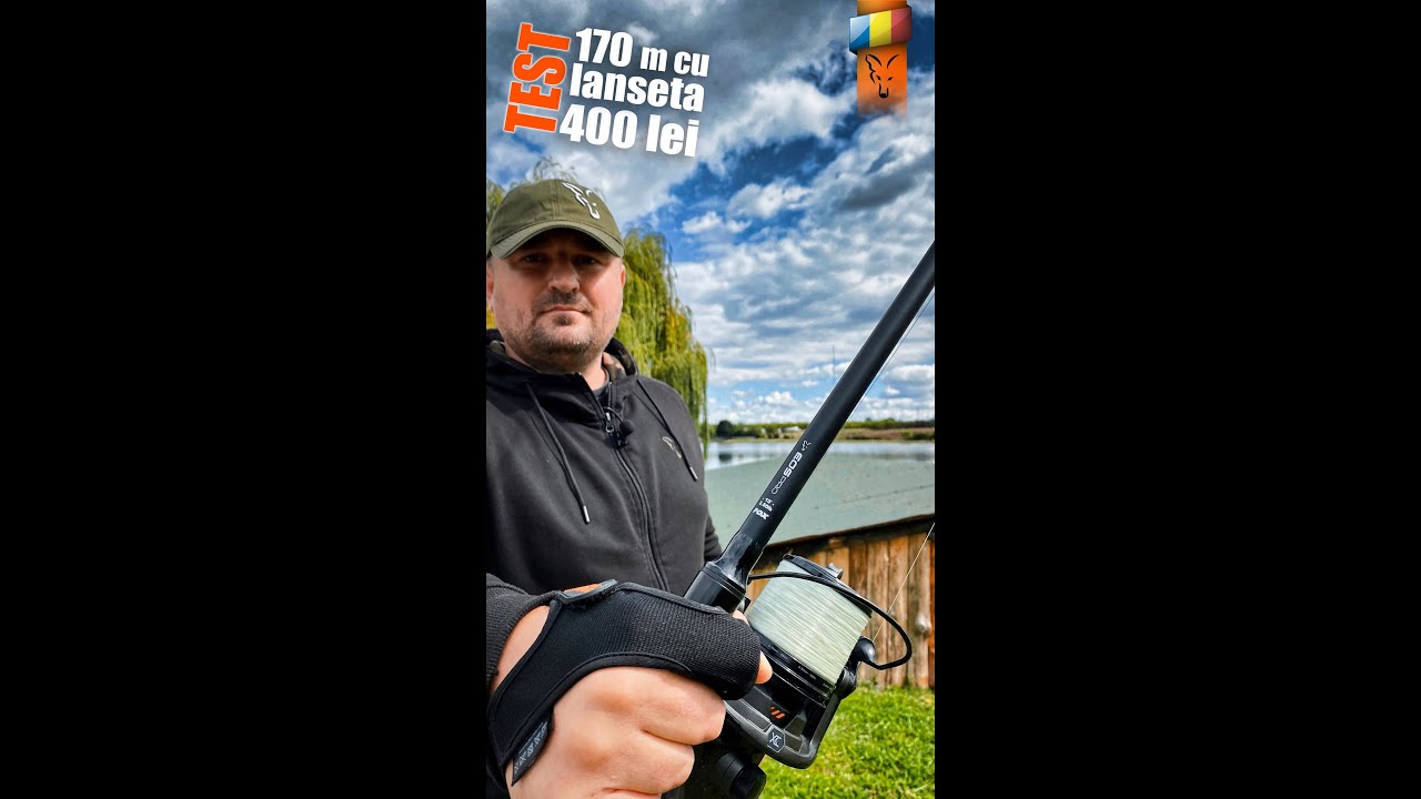 Distante de peste 170m cu o lanseta de aproximativ 400 lei - FOX EOS Pro