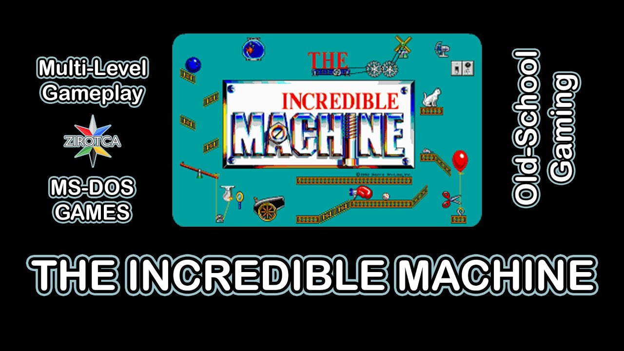 The Incredible Machine -  Gameplay of old-school DOS PC Game | TIM   | Old-school Gaming | MS-DOS