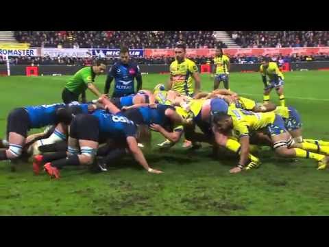 Clermont vs Montpellier rugby highlights | J14 TOP 14 rugby 2015-16 HD