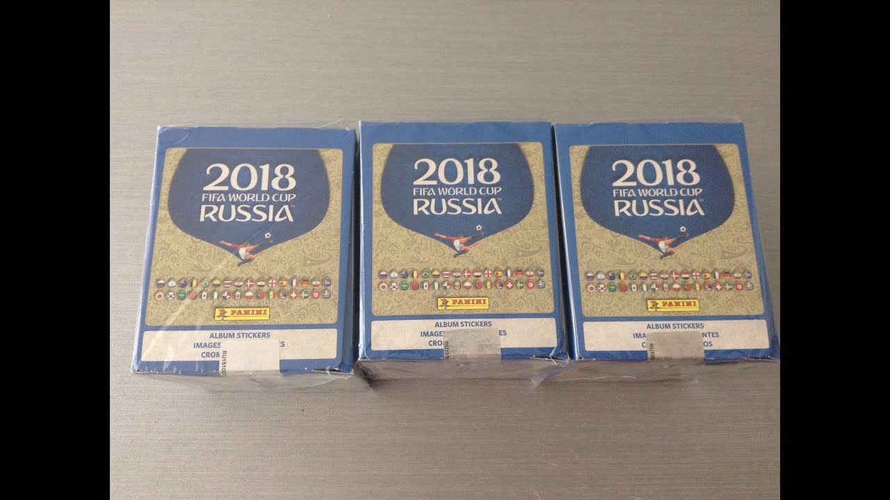 PANINI WORLD CUP 2018 STICKER COLLECTION ***FULL BOX/50 PACKETS***